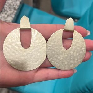 Kendra Scott Gold Textured Earrings